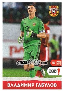 Sticker Владимир Габулов - Russian Premier League 2017-2018 - Panini