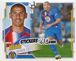 Sticker Diaz (5) - Liga Spagnola 2010-2011 n. 188 - Colecciones ESTE