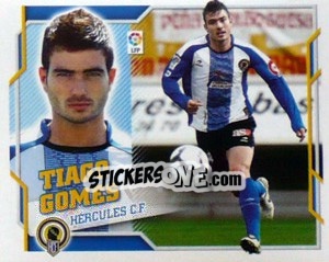 Figurina Tiago Gomes (8) - Liga Spagnola 2010-2011 - Colecciones ESTE