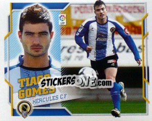 Sticker Tiago Gomes (8) - Liga Spagnola 2010-2011 n. 220 - Colecciones ESTE
