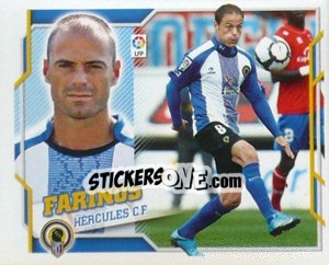 Sticker Farinos (10) - Liga Spagnola 2010-2011 n. 222 - Colecciones ESTE