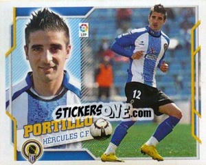 Sticker Portillo (16) - Liga Spagnola 2010-2011 n. 230 - Colecciones ESTE