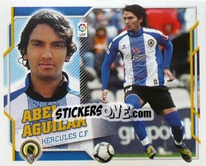 Sticker Abel Aguilar (9B) COLOCA - Liga Spagnola 2010-2011 - Colecciones ESTE