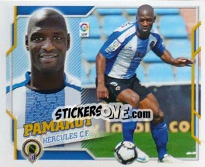 Sticker Pamarot (5B)  COLOCA - Liga Spagnola 2010-2011 n. 233 - Colecciones ESTE