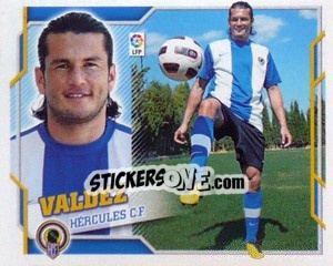 Sticker Nelson Valdez (15B) COLOCA - Liga Spagnola 2010-2011 n. 234 - Colecciones ESTE