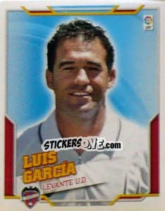 Sticker Luis García - Liga Spagnola 2010-2011 - Colecciones ESTE