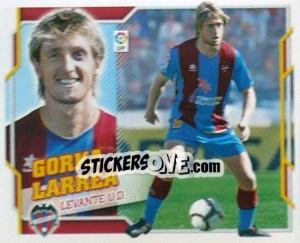 Cromo Gorka Larrea  (8B) - Liga Spagnola 2010-2011 - Colecciones ESTE