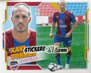 Cromo Xavi Torres (9) - Liga Spagnola 2010-2011 - Colecciones ESTE