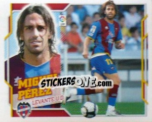 Sticker Miguel Perez (10A) - Liga Spagnola 2010-2011 - Colecciones ESTE