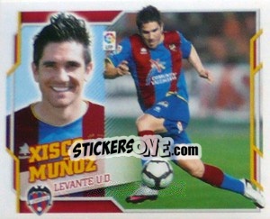 Cromo Xisco Munoz (10B) - Liga Spagnola 2010-2011 - Colecciones ESTE