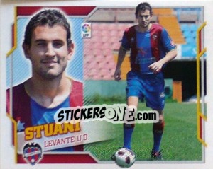 Sticker Stuani (15B) COLOCA - Liga Spagnola 2010-2011 - Colecciones ESTE