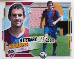 Sticker Stuani (15B) COLOCA - Liga Spagnola 2010-2011 n. 263 - Colecciones ESTE
