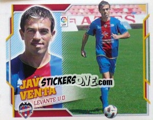 Sticker Javi Venta (3B)  COLOCA - Liga Spagnola 2010-2011 n. 265 - Colecciones ESTE