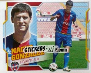 Sticker Nacho Gonzalez (11B)  Coloca - Liga Spagnola 2010-2011 n. 266 - Colecciones ESTE