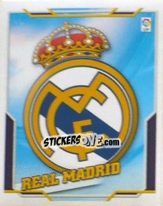 Cromo Escudo REAL MADRID - Liga Spagnola 2010-2011 - Colecciones ESTE