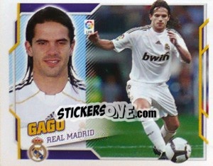 Sticker Gago (8) - Liga Spagnola 2010-2011 n. 281 - Colecciones ESTE