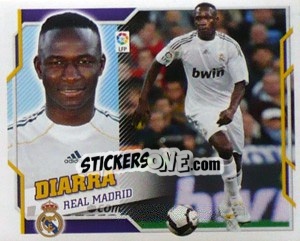 Sticker Mahamadou Diarra (11B) - Liga Spagnola 2010-2011 n. 286 - Colecciones ESTE
