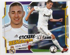 Sticker Benzema ( 15) - Liga Spagnola 2010-2011 - Colecciones ESTE