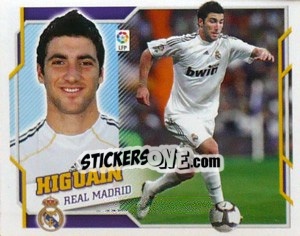 Sticker Higuain (16) - Liga Spagnola 2010-2011 n. 291 - Colecciones ESTE