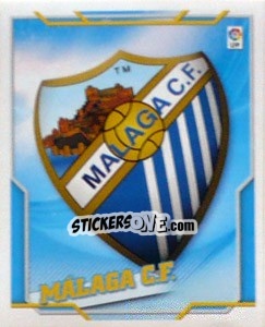 Cromo Escudo MALAGA - Liga Spagnola 2010-2011 - Colecciones ESTE