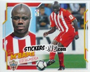 Sticker M' Bami (9) - Liga Spagnola 2010-2011 n. 12 - Colecciones ESTE
