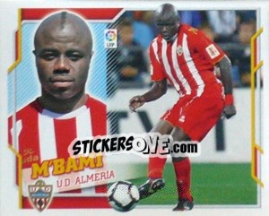 Cromo M' Bami (9) - Liga Spagnola 2010-2011 - Colecciones ESTE