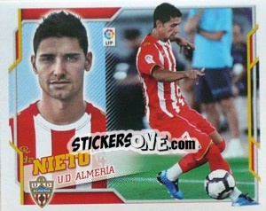 Sticker Nieto  (12B) - Liga Spagnola 2010-2011 n. 16 - Colecciones ESTE
