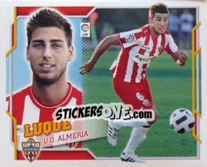 Sticker Luque (10B) COLOCA - Liga Spagnola 2010-2011 - Colecciones ESTE