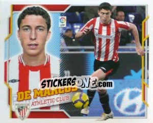 Cromo De Marcos (14A) - Liga Spagnola 2010-2011 n. 49 - Colecciones ESTE