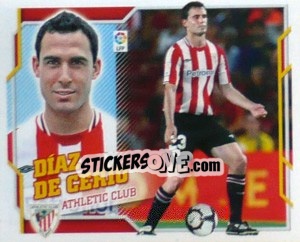 Sticker Diaz de Cerio  (16B) - Liga Spagnola 2010-2011 n. 53 - Colecciones ESTE