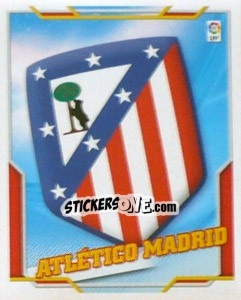 Sticker Escudo AT. MADRID - Liga Spagnola 2010-2011 n. 61 - Colecciones ESTE