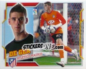 Sticker De Gea (1) - Liga Spagnola 2010-2011 n. 63 - Colecciones ESTE