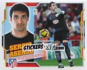 Figurina Sergio Asenjo  (2A) - Liga Spagnola 2010-2011 - Colecciones ESTE