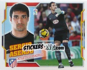 Sticker Sergio Asenjo  (2A) - Liga Spagnola 2010-2011 n. 64 - Colecciones ESTE