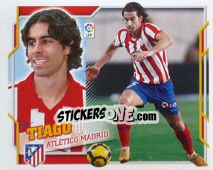 Sticker Tiago Mendes (8A) - Liga Spagnola 2010-2011 n. 72 - Colecciones ESTE