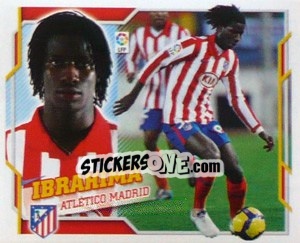 Sticker Ibrahima (14B) - Liga Spagnola 2010-2011 n. 82 - Colecciones ESTE