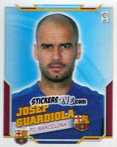 Sticker Josep Guardiola - Liga Spagnola 2010-2011 n. 92 - Colecciones ESTE