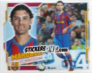 Sticker Rafael Marquez  (4B) - Liga Spagnola 2010-2011 n. 97 - Colecciones ESTE