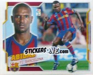 Sticker Abidal (7) - Liga Spagnola 2010-2011 n. 100 - Colecciones ESTE