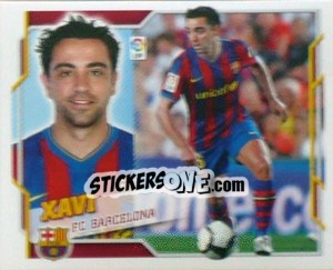 Sticker Xavi (10) - Liga Spagnola 2010-2011 - Colecciones ESTE