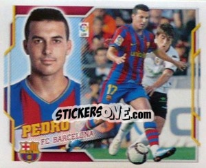 Sticker Pedro Rodríguez (13) - Liga Spagnola 2010-2011 n. 107 - Colecciones ESTE