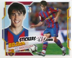 Sticker Bojan Krkic (14A) - Liga Spagnola 2010-2011 n. 108 - Colecciones ESTE
