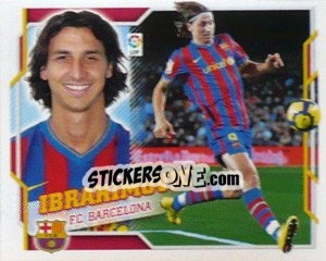Sticker Ibrahimovic (15A) - Liga Spagnola 2010-2011 n. 110 - Colecciones ESTE
