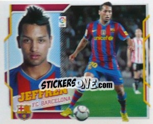 Sticker Jeffren (15B) - Liga Spagnola 2010-2011 n. 111 - Colecciones ESTE