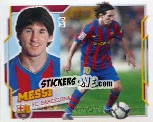 Cromo Messi  (16) - Liga Spagnola 2010-2011 - Colecciones ESTE