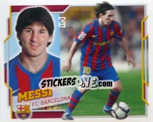 Sticker Messi  (16) - Liga Spagnola 2010-2011 n. 112 - Colecciones ESTE