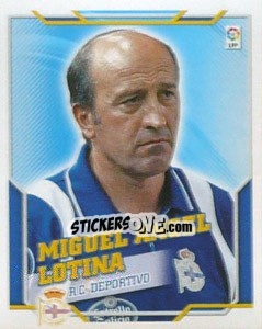 Sticker Miguel Angel Latina - Liga Spagnola 2010-2011 - Colecciones ESTE