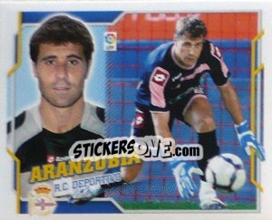 Cromo Aranzubia  (1) - Liga Spagnola 2010-2011 n. 123 - Colecciones ESTE