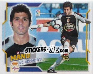 Cromo Manu (2) - Liga Spagnola 2010-2011 n. 124 - Colecciones ESTE