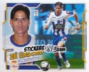 Sticker Ze Castro (4B) - Liga Spagnola 2010-2011 n. 127 - Colecciones ESTE